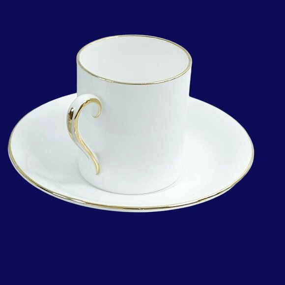 Espresso Demitasse Cup Saucer Zodiac Taurus Tuscan Fine Bone China Hallmarked - Picture 5 of 8
